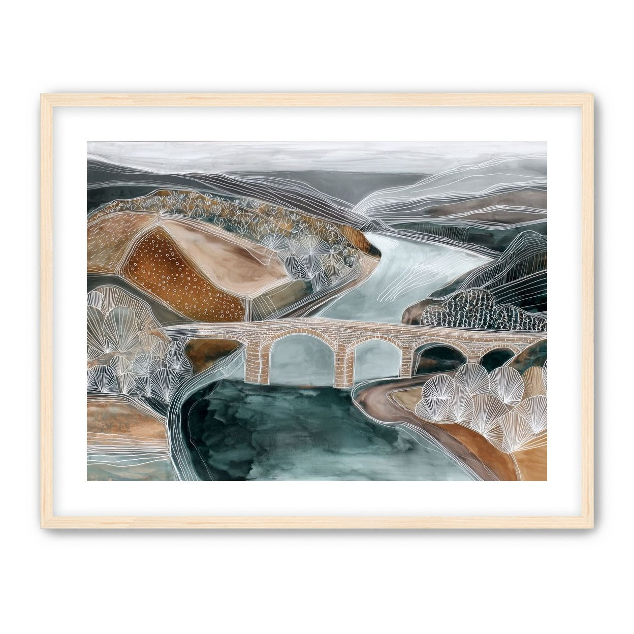 Three-Arch Stone Bridge
