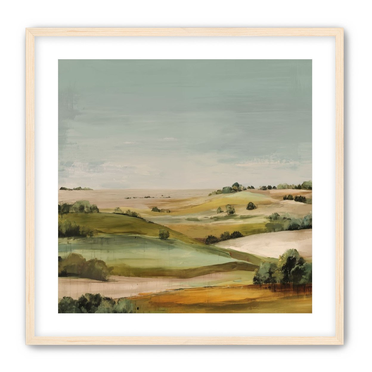 Valley with Rolling Hills