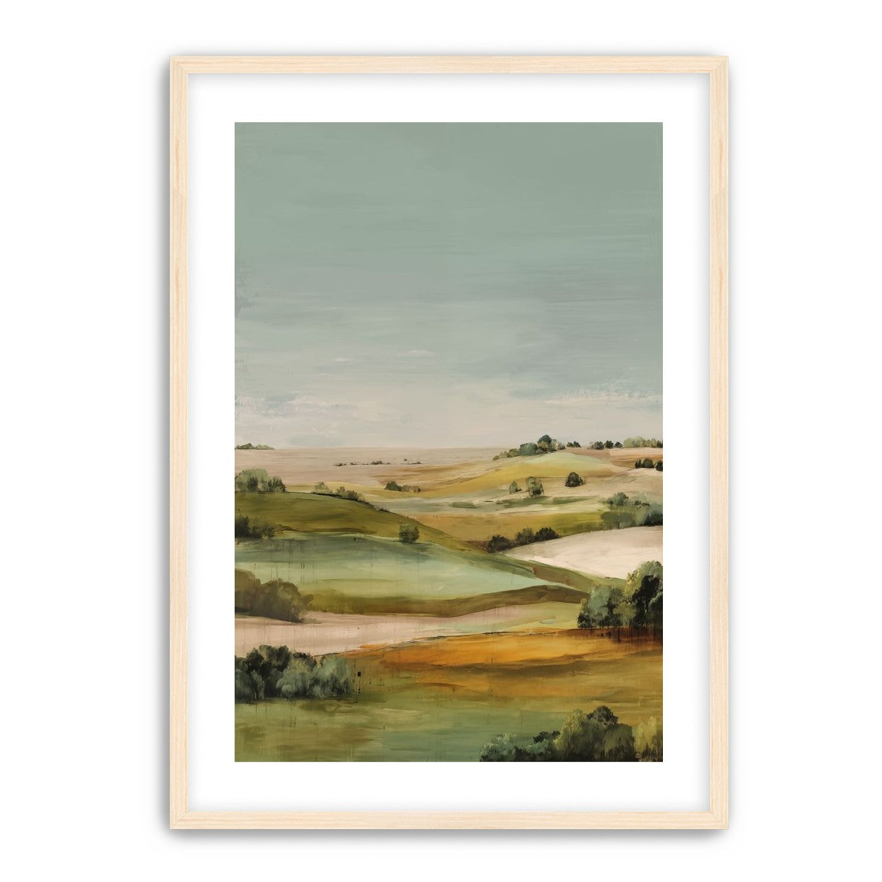 Valley with Rolling Hills