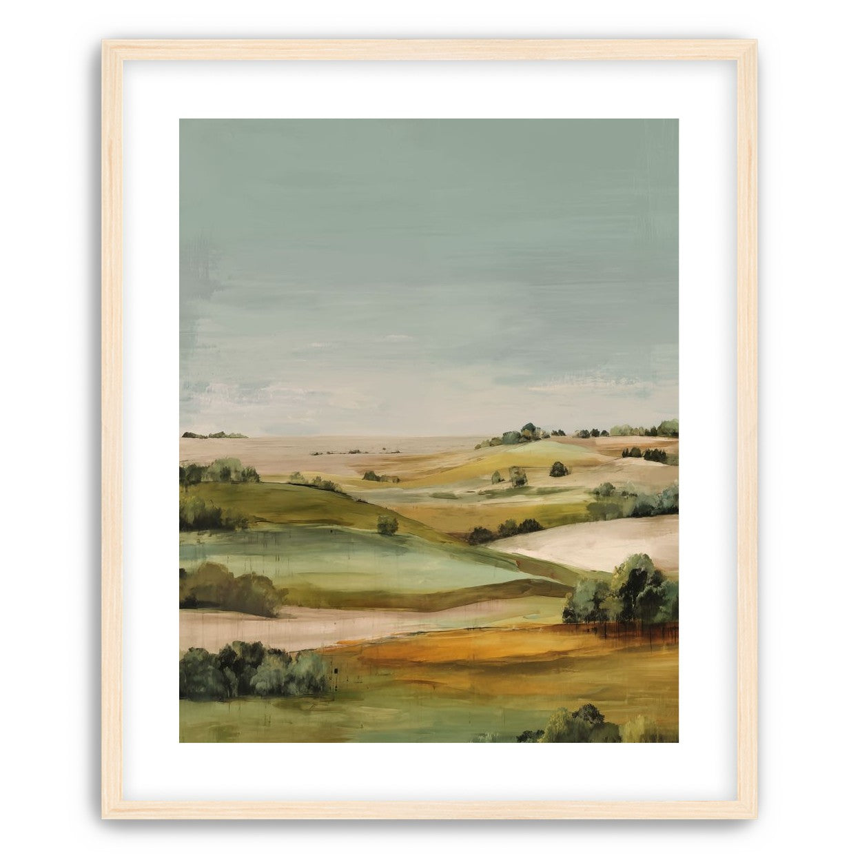 Valley with Rolling Hills