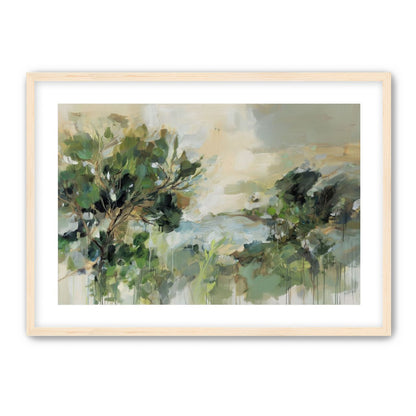 Hillside Trees in Loose Paint