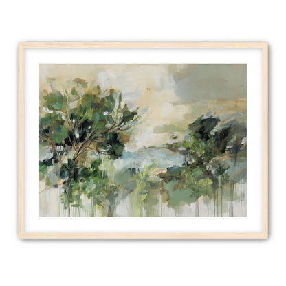 Hillside Trees in Loose Paint