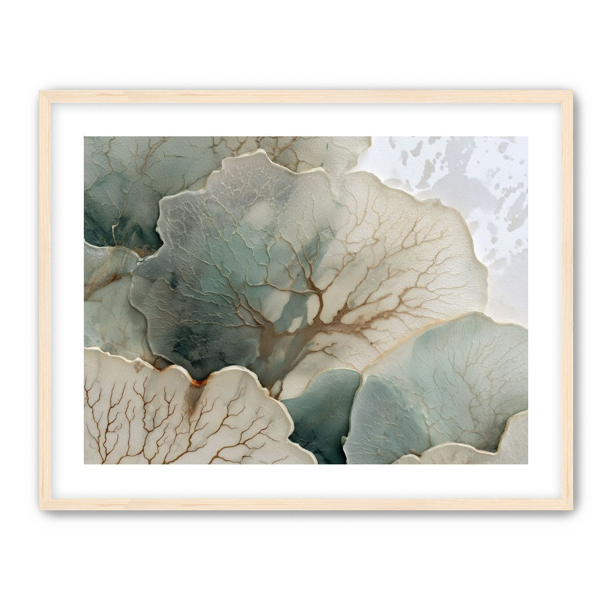 Translucent Leaves with Fine Veins