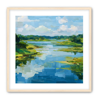 Blue Over Green