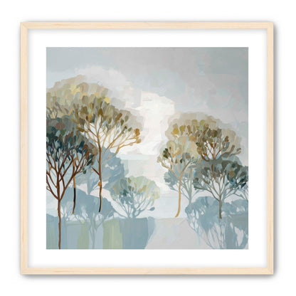 Tree Canopies in Soft Rows