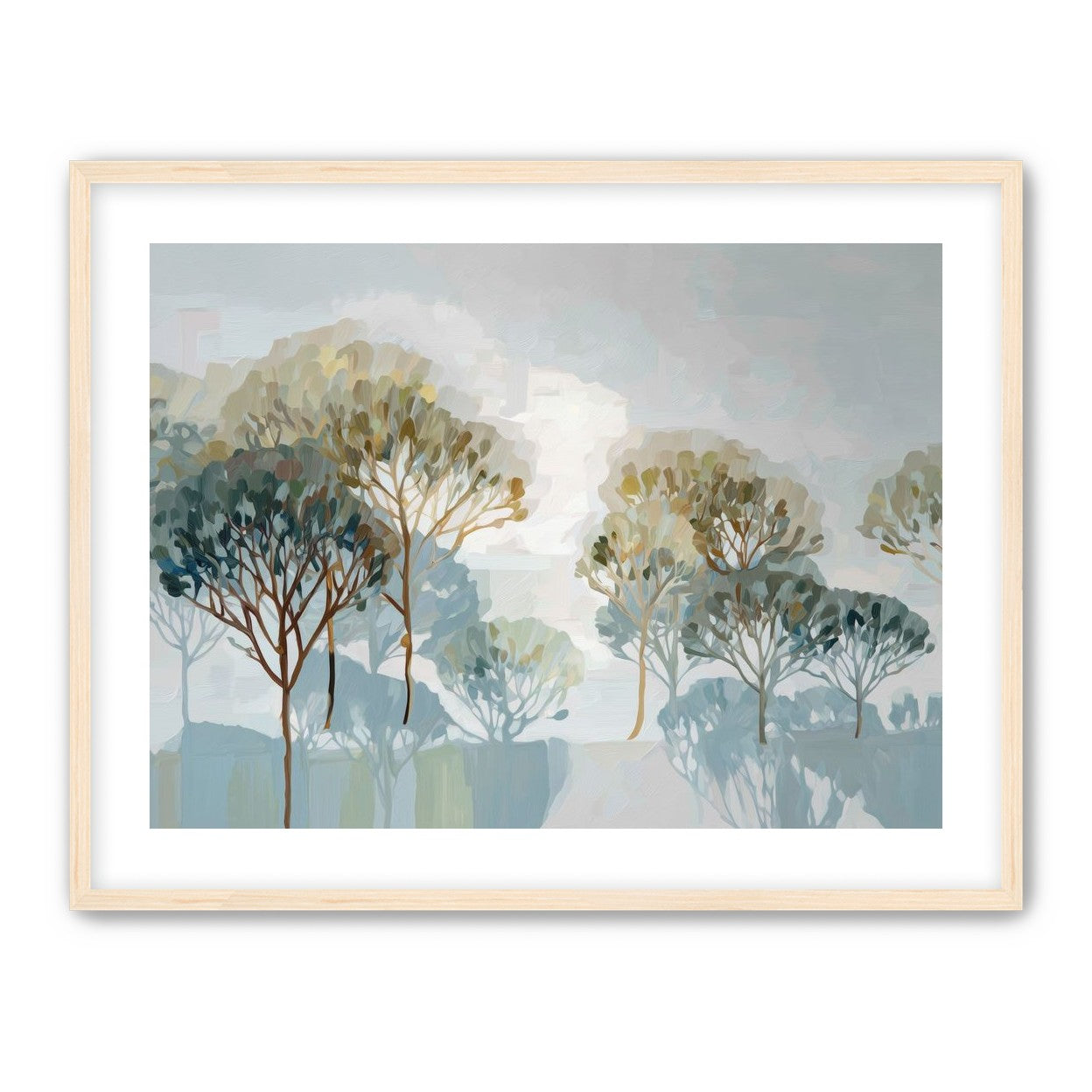 Tree Canopies in Soft Rows