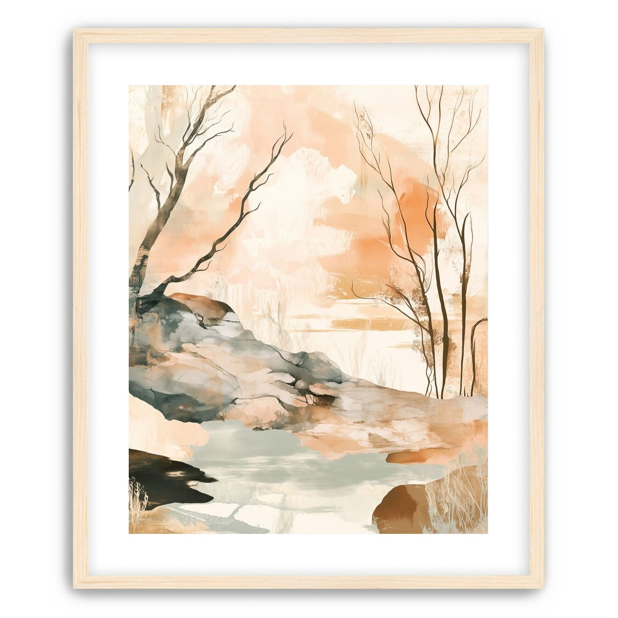 Ink Wash Over Stone Texture