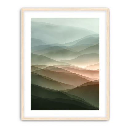 Mountains in Haze