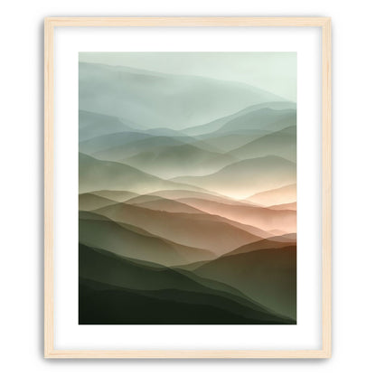 Mountains in Haze