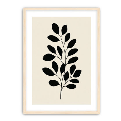 Plant Cutout on Cream