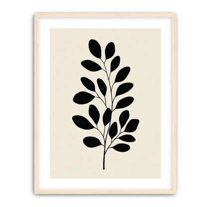 Plant Cutout on Cream