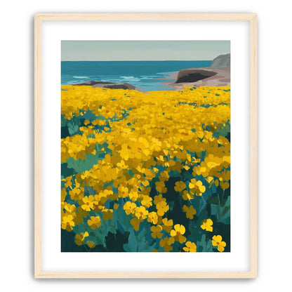 Yellow Coastal Wildflowers