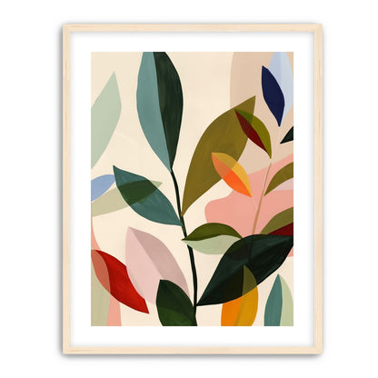 Cluster of Painted Leaves