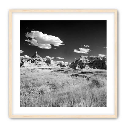 Badlands in Monochrome