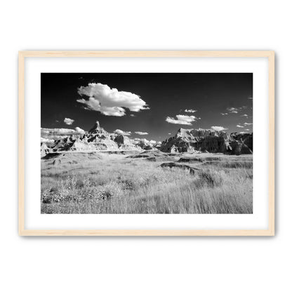 Badlands in Monochrome