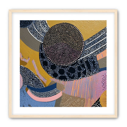 Ochre Ground with Layered Discs