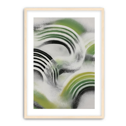 Green arcs across the haze