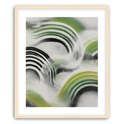 Green arcs across the haze