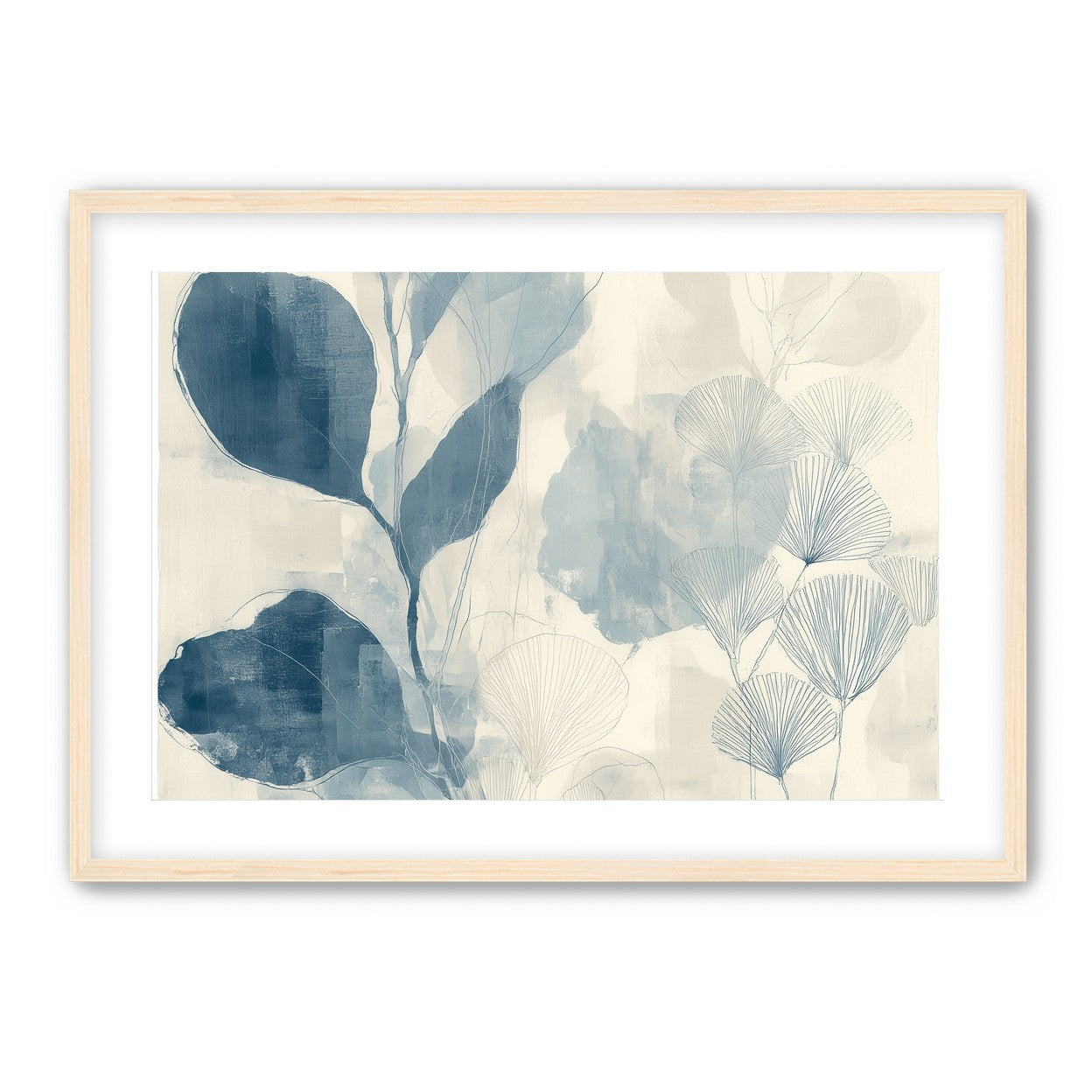 Pale leaves and fans