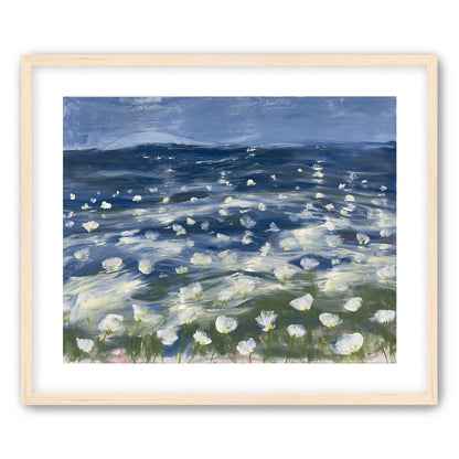 White flowers under blue sky