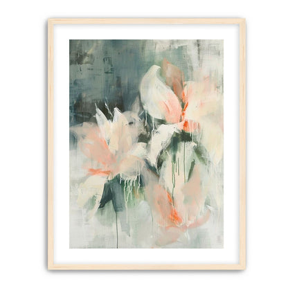 Drips on pale petals