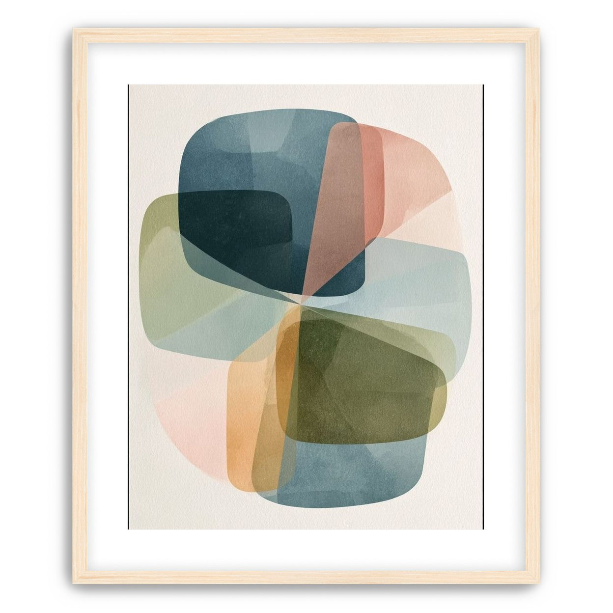 Teal turns through ochre