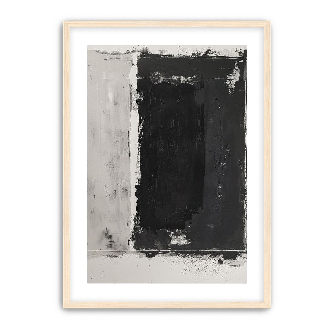Black weight on gray ground