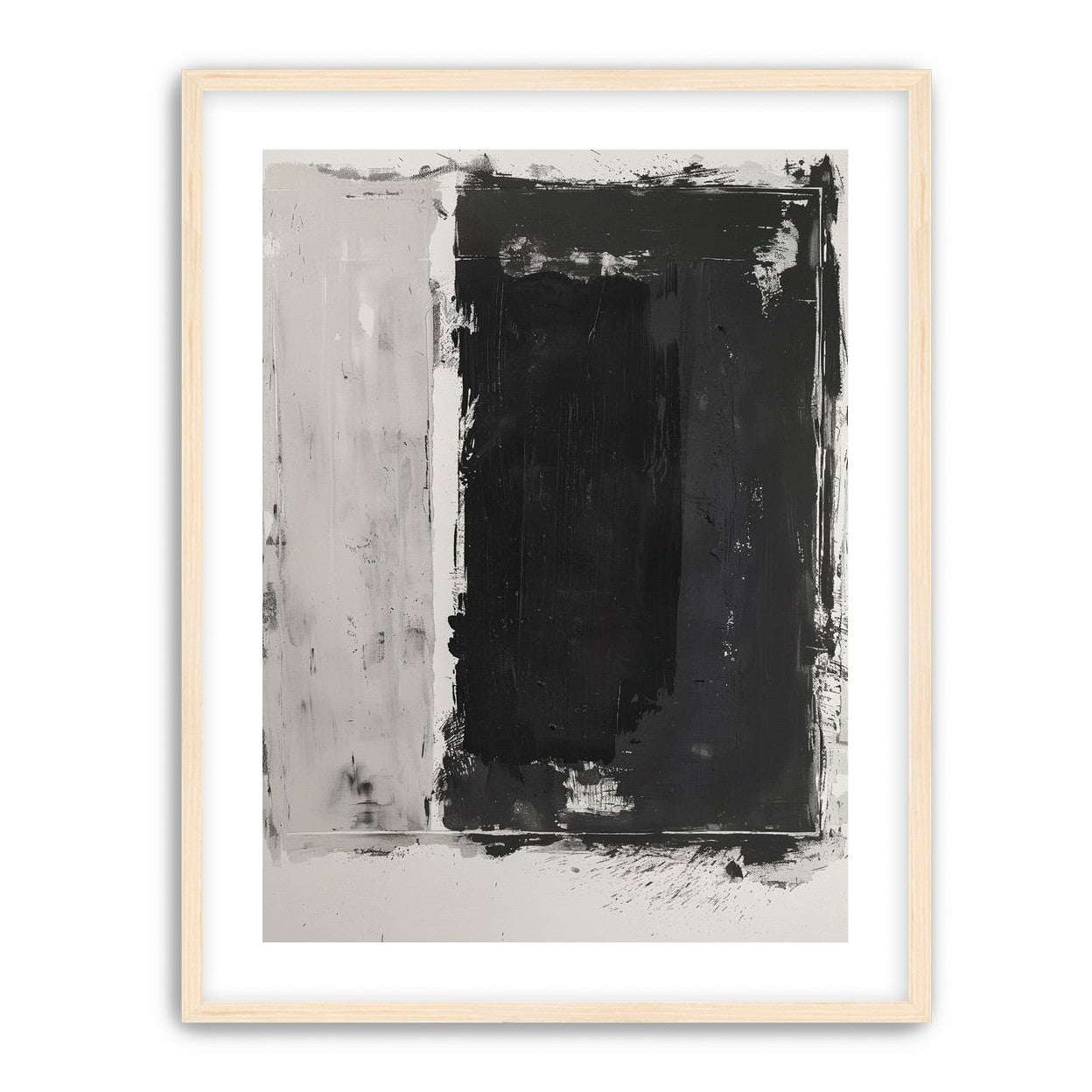 Black weight on gray ground
