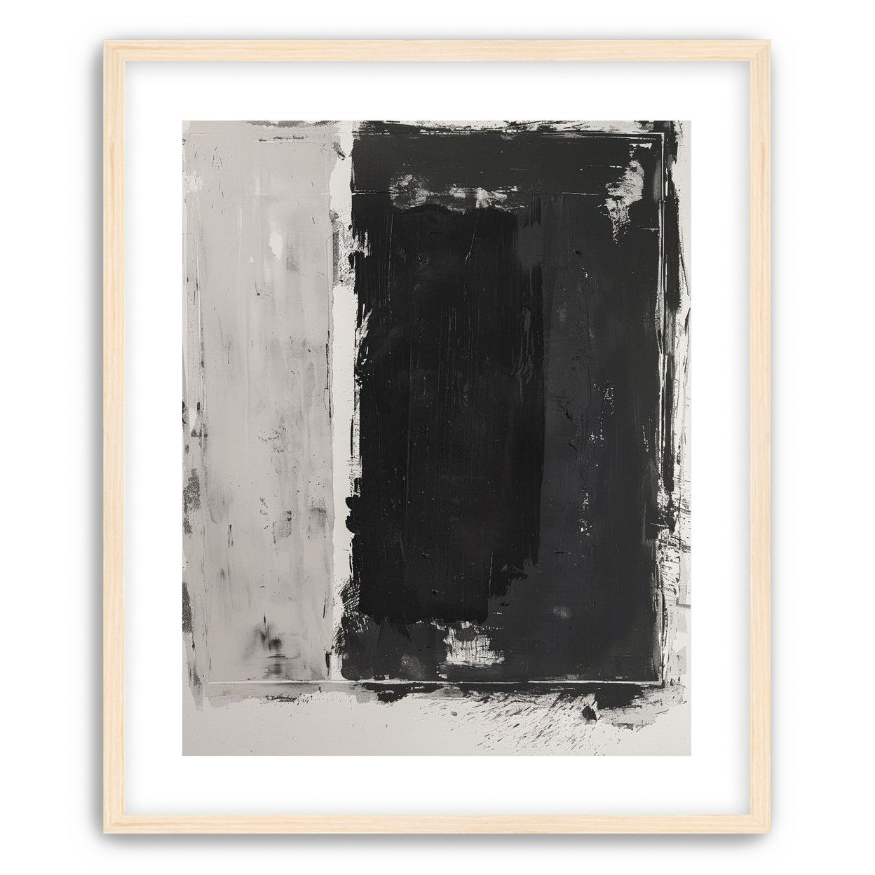 Black weight on gray ground