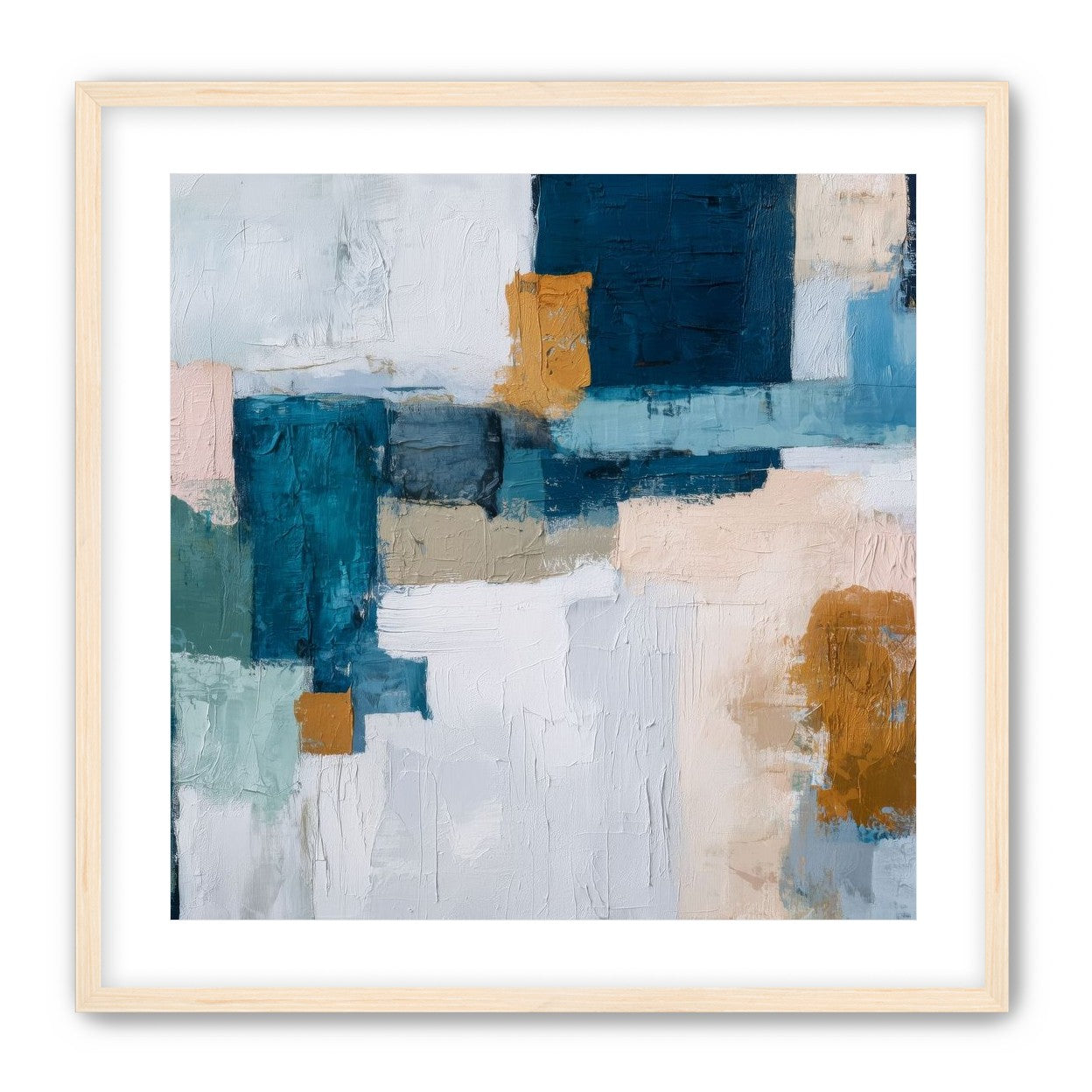 Offset Blocks Across White