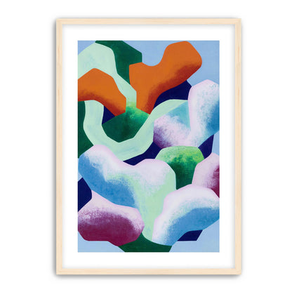 Soft edged color blocks