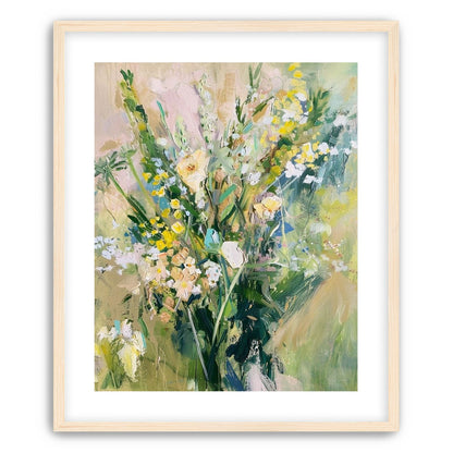 Wildflowers leaning into light