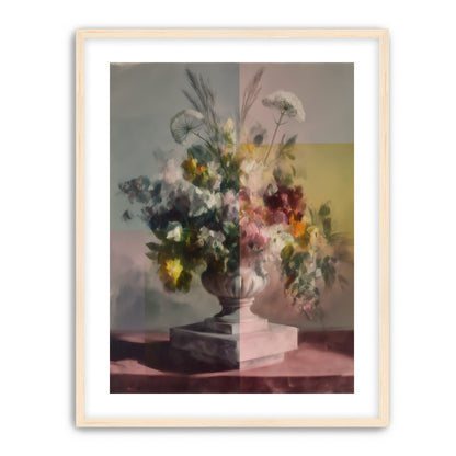 Bouquet in divided light