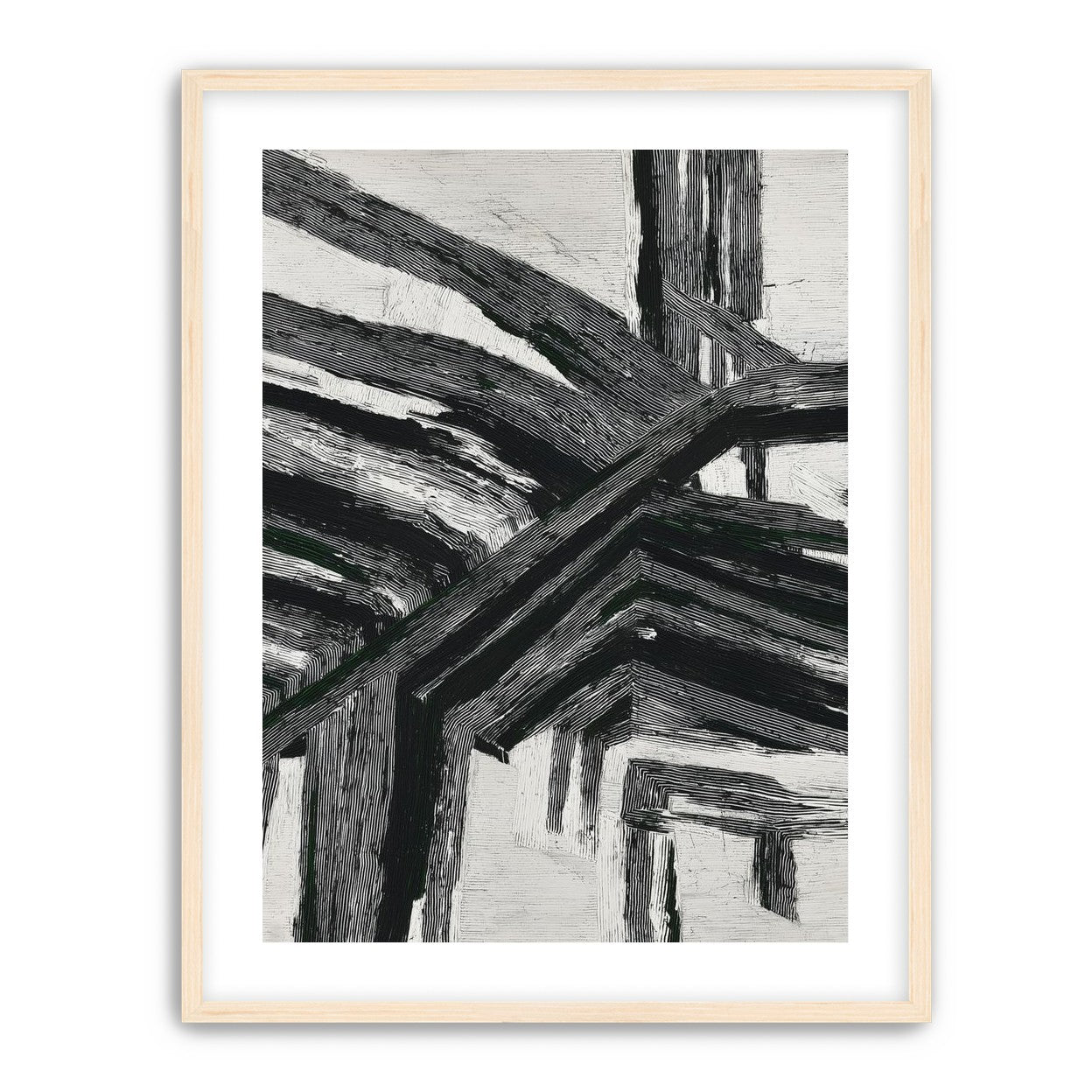Beams pressed into shadow