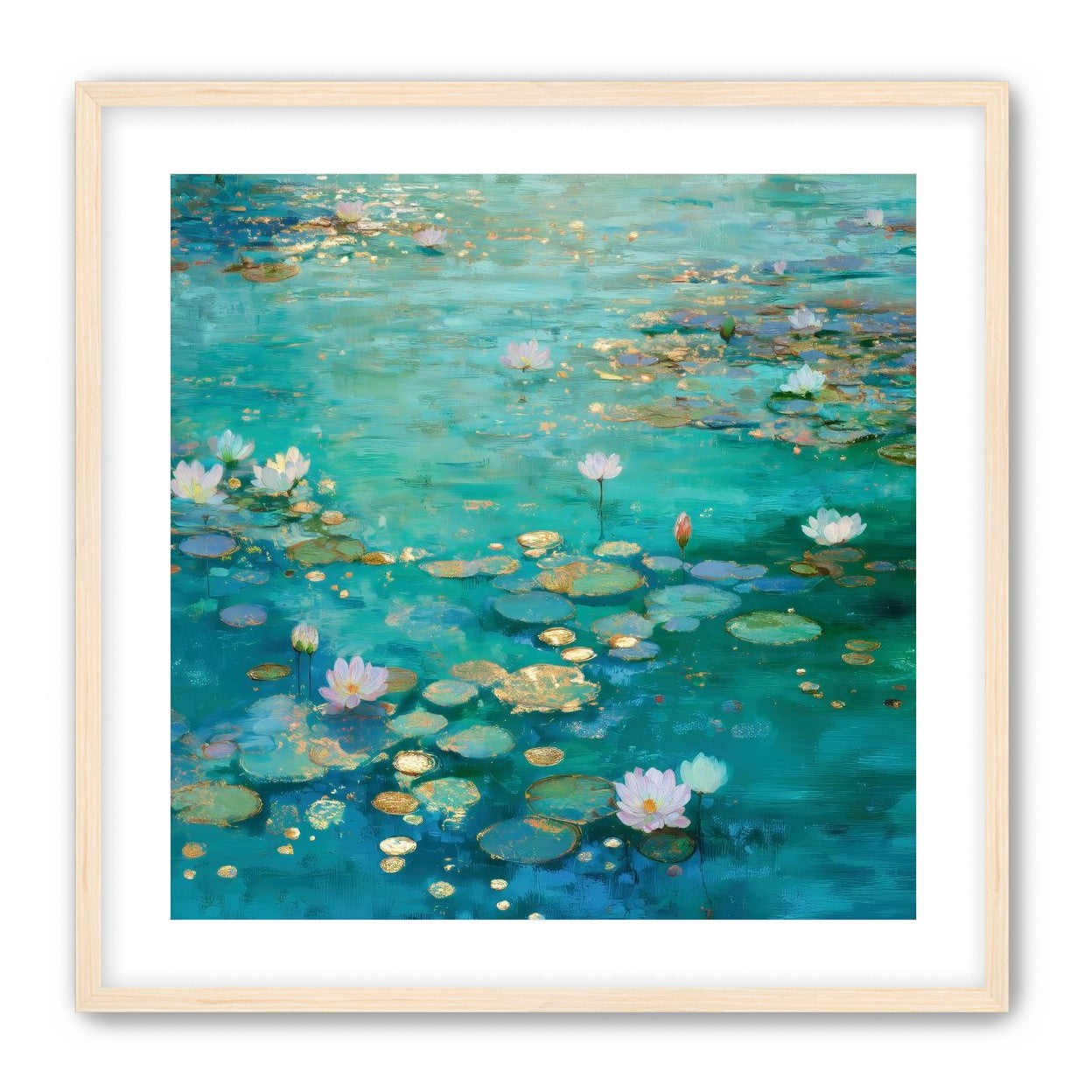 Quiet Gold on Blue Water