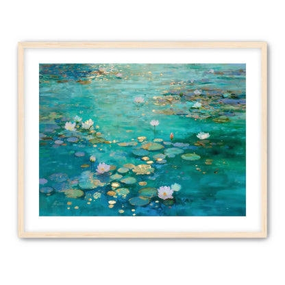 Quiet Gold on Blue Water