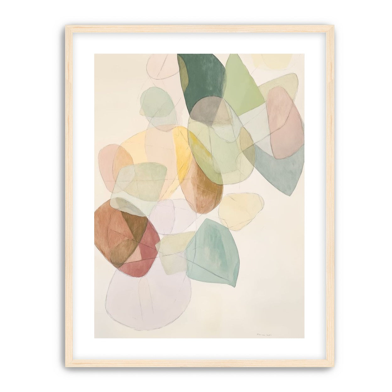 Layered Forms on Paper