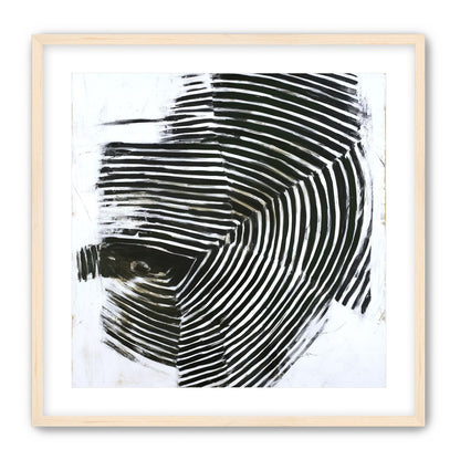 Black bands in white scrape