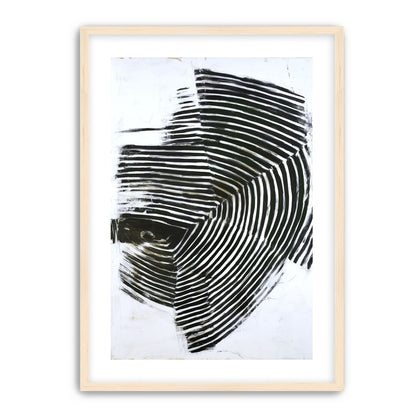Black bands in white scrape
