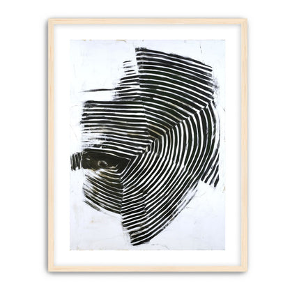 Black bands in white scrape