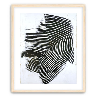 Black bands in white scrape