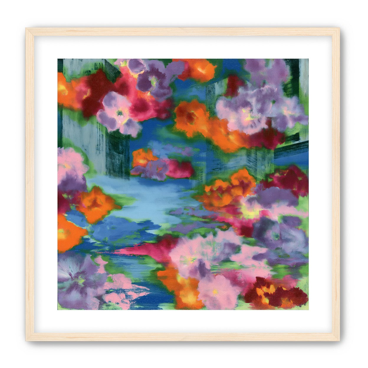 Bridges in the flower haze