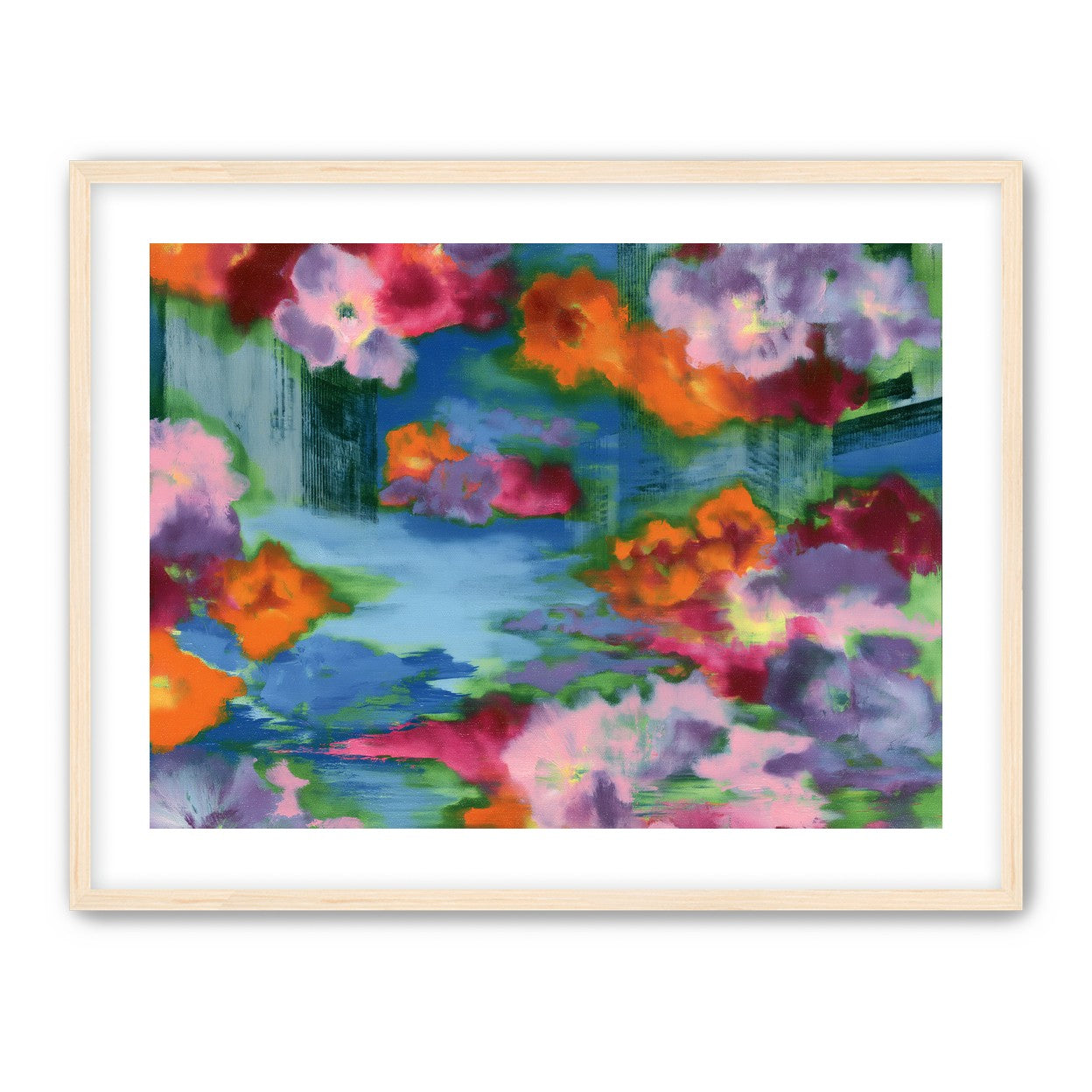 Bridges in the flower haze