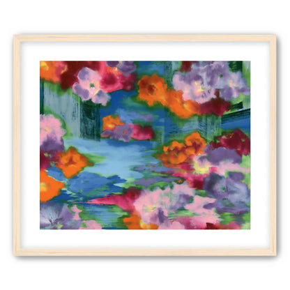 Bridges in the flower haze