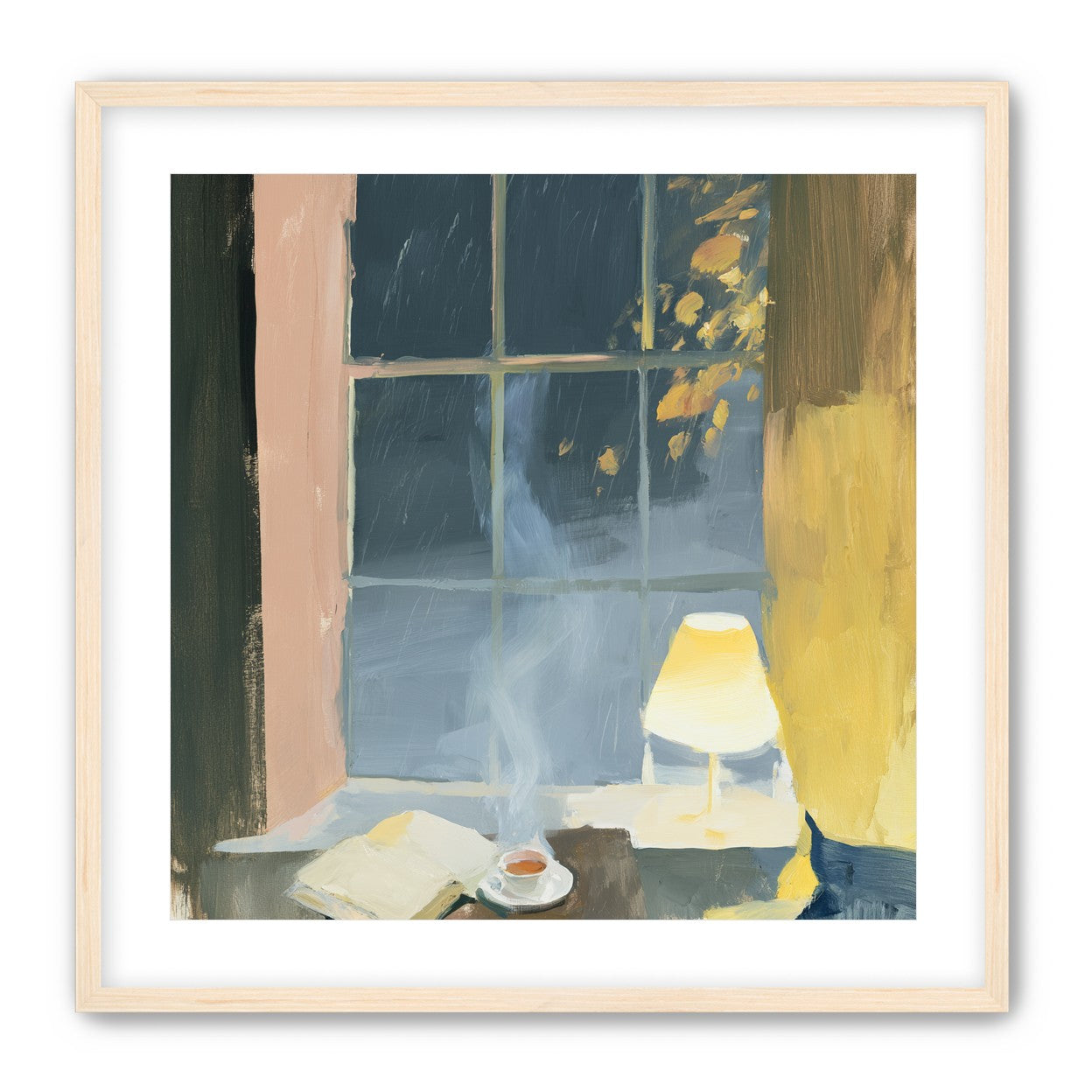 Steam in the windowlight