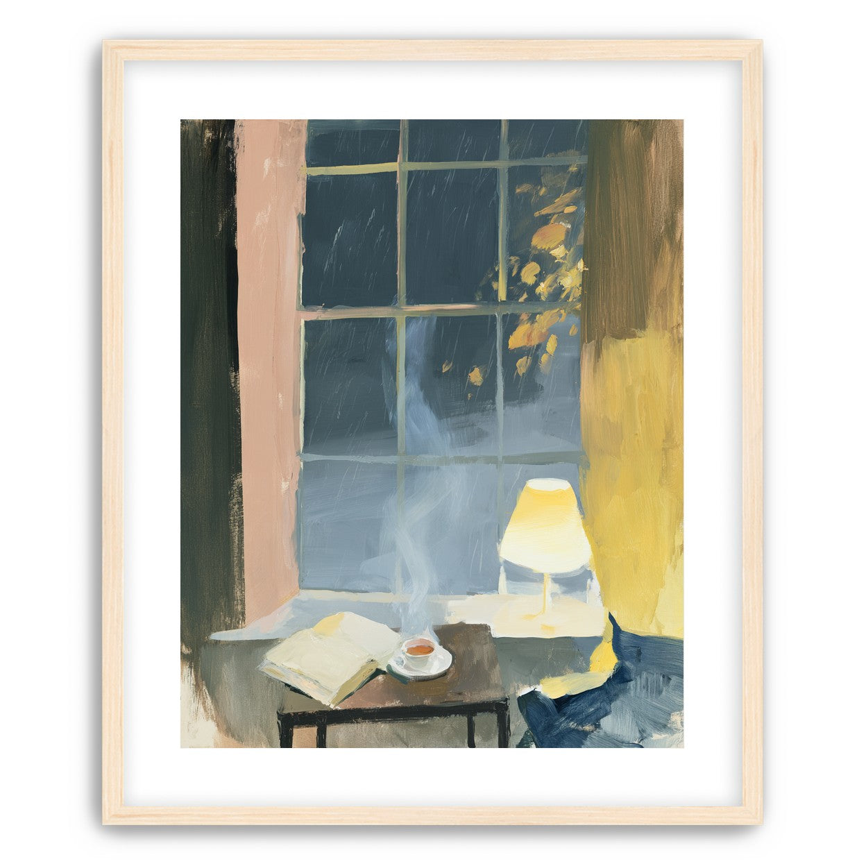 Steam in the windowlight