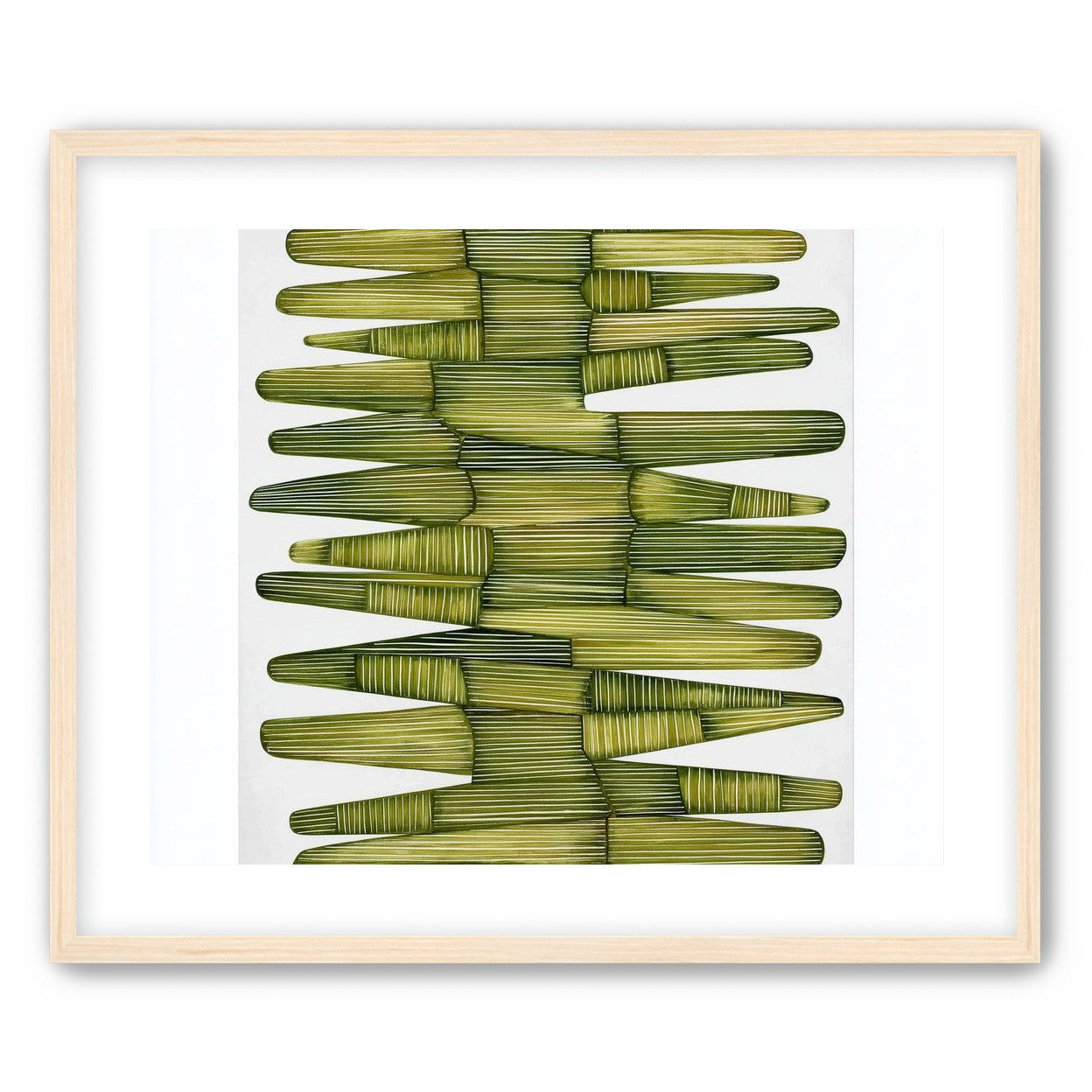 Olive green stacking lightens