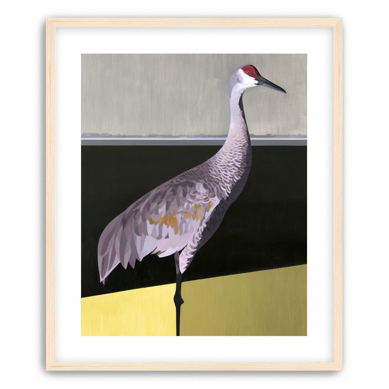 Crane at the hard horizon