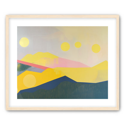 Many suns above the hills