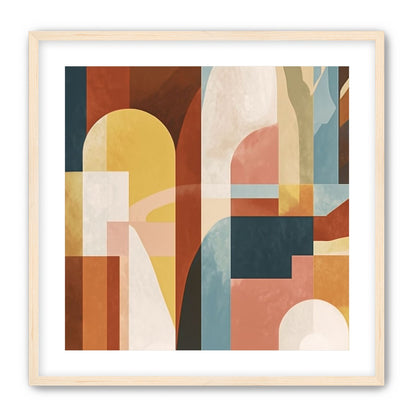 Ochre and Teal Held Apart